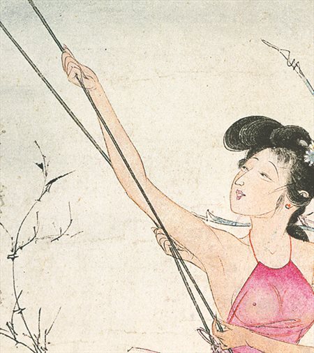 柳河-胡也佛的仕女画和最知名的金瓶梅秘戏图